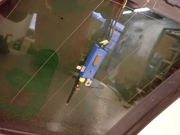 HYUNDAI SANTA FE 01- SKLO (OKNO) ZADNÍ LEVÝ KAROSERIE Z ANTÉNA