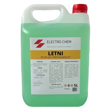 Płyn do spryskiwaczy Nano - Letni Electro Chem 5L