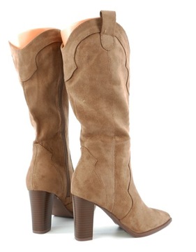 КОВБОЙСКИЕ БОТИНКИ CAMEL, ОСТОРОЧНЫЙ НОСОК, R38