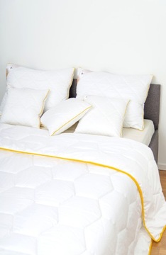 Kołdra 200x200 Bee Soft całoroczna 100% bawełna satynowa+wosk AMZ Promocja
