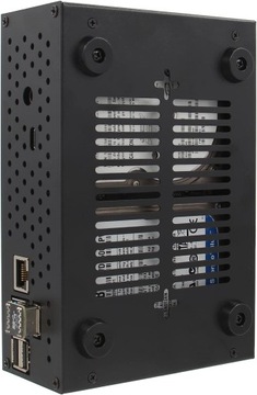 Дисковый массив 2.5 V2.0 с двумя 2,5-дюймовыми жесткими дисками/твердотельными дисками SATA NAS Raspberry Pi 4, модель B