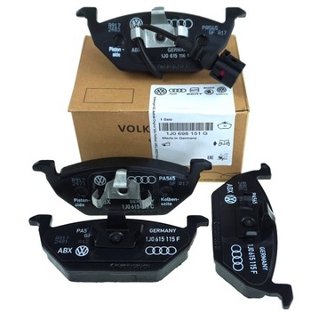 ОРИГИНАЛЬНЫЕ ПЕРЕДНИЕ ТОРМОЗНЫЕ КОЛОДКИ OE VW BORA GOLF IV V VI 4 5 6 POLO 9N