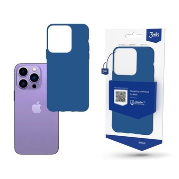 Матовый чехол 3MK для iPhone 14 Pro 6,1 дюйма, черника