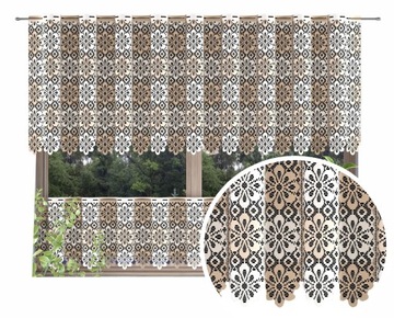 Zazdrostka FIRANA KUCHENNA boho KWIAT wys. 70 cm