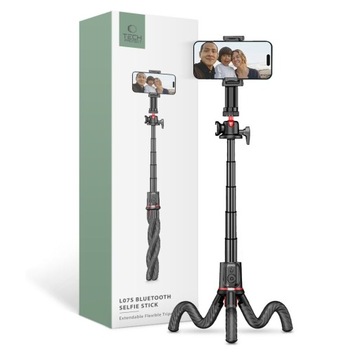 ГИБКИЙ ШТАТИВ ДЛЯ СЕЛФИ TECH-PROTECT L07S, ЧЕРНЫЙ