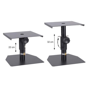 КОМПЛЕКТ 2X ПОДСТАВКА ДЛЯ СТУДИЙНОГО МОНИТОРА, СТАБИЛЬНАЯ И ПРОЧНАЯ STAND4ME MON 15