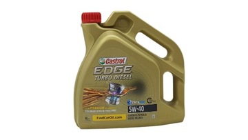 OLEJ CASTROL EDGE TURBO DIESEL 5W40 4L
