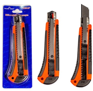 NÓŻ DO TAPET TAPAECIAK NOŻYK 18mm ŁAMANE OSTRZA