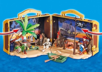 БЛОКИ PLAYMOBIL 70150 ПИРАТСКИЙ ОСТРОВ СОКРОВИЩ