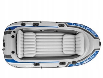 Надувная лодка Intex Excursion 4 человека НАСОС + ВЕСЛО 68324 МОДЕЛЬ 2024 г.