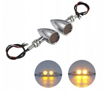 Harley Chopper хромированные металлические поворотники