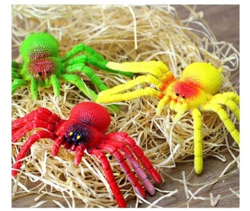 РЕЗИНОВЫЙ РЕАЛИСТИЧЕСКИЙ ПАУК ИГРУШКА-ШАЛОВКА