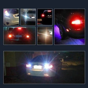 2 шт. Автомобильная светодиодная лампа P21W Ba15s 1156 PY21W Bay15d 1157 Указатель поворота 12 В
