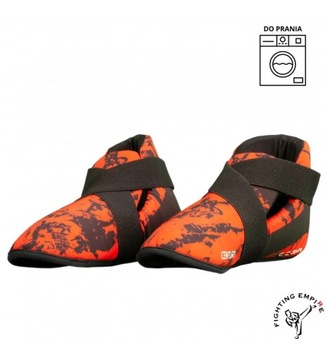 Ochraniacze Stóp WAKO do Kickboxingu Century C-GEAR Sport czerwone