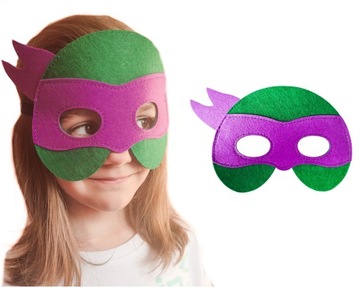 MASKA FILCOWA ŻÓŁWIE NINJA DONATELLO KARNAWAŁ