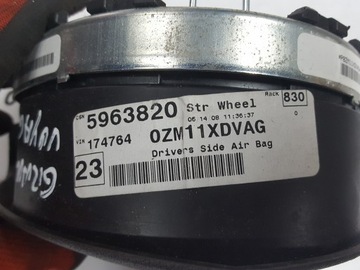 CHRYSLER GRAND VOYAGER V 08-10R ULOŽENÍ AIRBAG ŘIDIČE