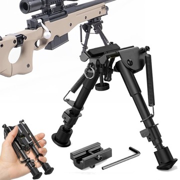 BIPOD 6-9“ DO KARABIN TAKTYCZNA REGULACJĄ DWÓJNÓG DO STRZELANIA POLOWANIA
