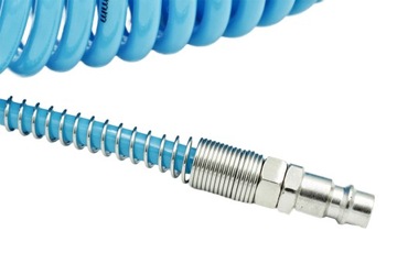 Шланг пневмоспиральный 8мм ПОЛИУРЕТАН, компрессорный кабель 10 метров