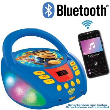 Paw Patrol Bluetooth-CD со светодиодным бумбоксом