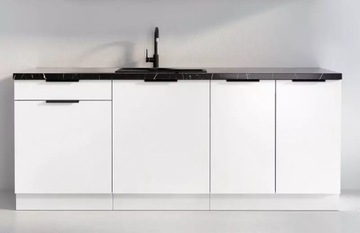 КАМСЕТ SET2 ЗОЛОТОЙ ДУБ/БЕЛЫЙ - комплект мебели со столешницей