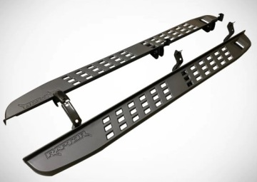 FORD RANGER 2012 - 2024 T6 T7 T8 T9 БОКОВЫЕ НАКЛАДКИ НА ПОРОГИ В СТИЛЕ RAPTOR ЧЕРНЫЙ