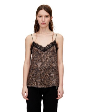 Pull & Bear DDS nys TOP PRINT KORONKA S