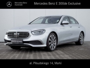 Mercedes Klasa E W213 Limuzyna Facelifting 2.0 E220d 194KM 2021 Mercedes-Benz Klasa E E 300 de Exclusive Salon Polska Autotrade Mercede