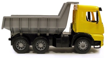 LENA MERCEDES GIGANT XXL САМОСВАЛ + НАБОР ПЕСКА 8 ЭЛЕМЕНТОВ.