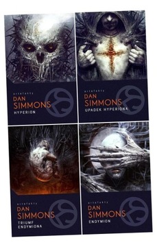 CYKL HYPERION 1-4 PAKIET DAN SIMMONS HYPERION + UPADEK+ ENDYMION + TRIUMF