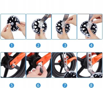 Боковые поддерживающие колеса детского велосипеда 12-20 дюймов