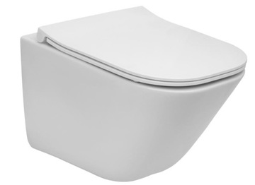 ROCA MISKA GAP Square COMPACTO 48 cm + Deska wolnoopadająca SLIM A34H473000
