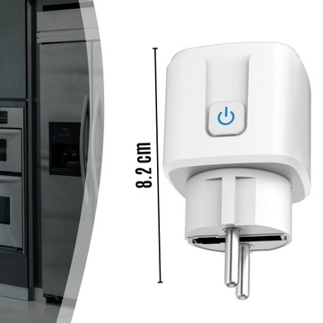 ИНТЕЛЛЕКТУАЛЬНАЯ ВИЛКА УМНАЯ РОЗЕТКА С ВАТТМЕТРОМ 230 В 20 А WIFI TUYA