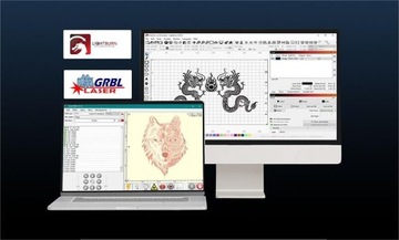 Лазерный гравер мощностью 5 Вт 10000 мм/мин 0,05x0,07 мм 410x400 мм 8 мм Mecpow X3