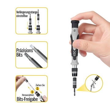 НАБОР ТОЧНЫХ ОТВЕРТОК TORX ОТВЕРТКИ НАСАДКИ ДЛЯ ЭЛЕКТРОНИКИ 115в1