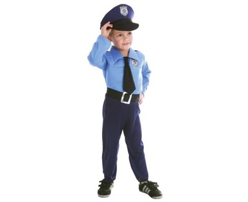 Kostium przebranie policjant zestaw 92/104cm