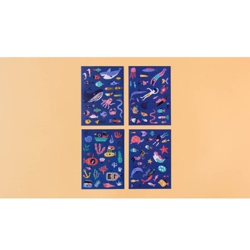 AB2 Londji безопасные многоразовые наклейки «Море»