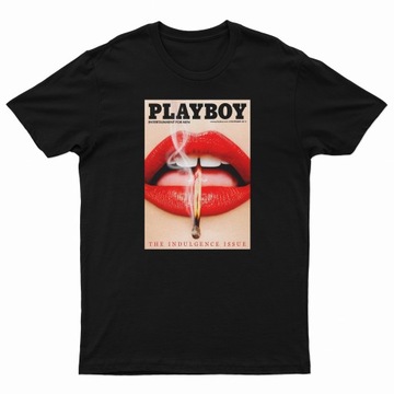 KOSZULKA DAMSKA T-SHIRT SUKIENKA OVERSIZE PLAYBOY AESTHETIC BASIC CZERŃ XS