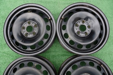 4× DISK OCELOVÝ VOLKSWAGEN OE 5Q0601027BG 6.0" X 16" 5X112 ET 48