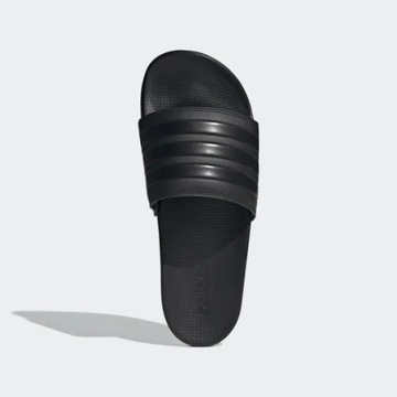 Adidas Klapki Sportowe Miękkie Czarne Minimalistyczne Logo GZ5896 r. 46