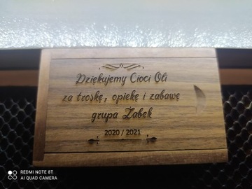 USB-НАКОПИТЕЛЬ 16 ГБ 3.0 ДЕРЕВЯННЫЙ ТЕМНЫЙ + ГРАВИРОВКА