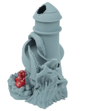 Кракен на маяке Dice Tower - Dice Tower Светло-серый