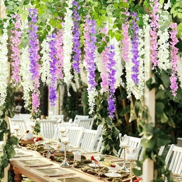 Украшение x12 Подвесное искусственное растение плюща для настенной гирлянды на балконе