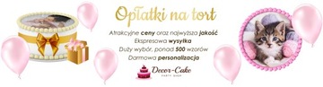 MOTYLKI WAFLOWE MOTYLE NA TORT DEKORACJA