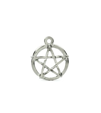 Pentagram srebrny zawieszka