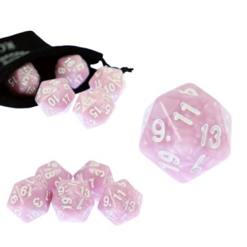 KOSTKA RPG RÓŻANY GAJ KOŚĆ DWUDZIESTOŚCIENNA K20