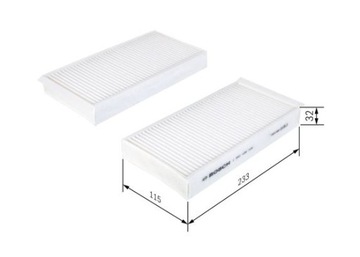 BOSCH 1 987 435 046 FILTR VENTILACE PROSTORU SPOLUJEZDCE