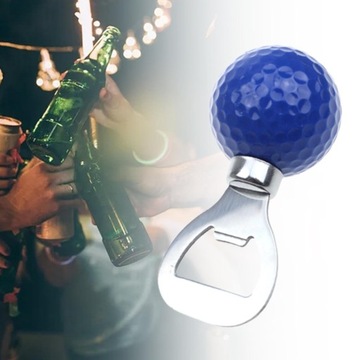 Przenośny otwieracz do butelek wina i piwa, kreatywny na imprezę w restauracji Golf Blue