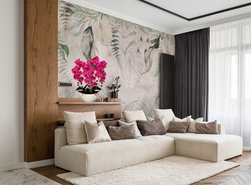 ИСКУССТВЕННАЯ ОРХИДЕЯ КРАСИВАЯ ОРХИДЕЯ В ГОРШКЕ ИСКУССТВЕННЫЕ ЦВЕТЫ 5 ПРУЖИН ПРЕМИУМ