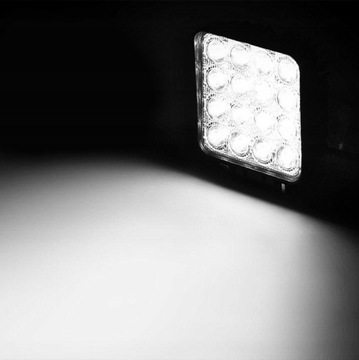 РАБОЧАЯ ЛАМПА 16 LED ГАЛОГЕННАЯ 48Вт 12В 24В Светодиодный прожектор