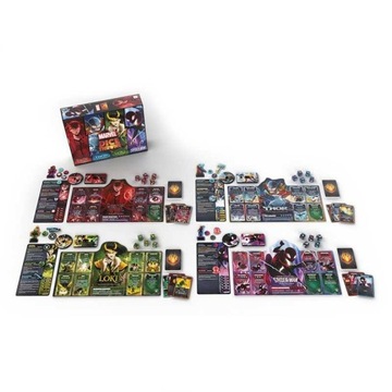 Marvel Dice Throne: Scarlet Witch, Thor, Loki, Spider-Man